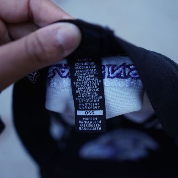 Baltimore Ravens ’47 Brand Crash Line Contender Hat Gray Black NFL Cap - Picture 6 of 12